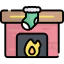 Fireplace icon 64x64