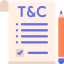 Terms and conditions 图标 64x64