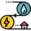 Hydro power icon 64x64