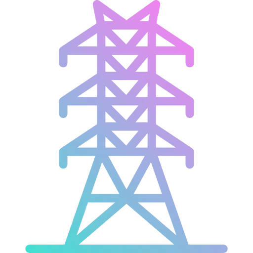 Electric pole icon
