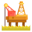Oil platform icon 64x64
