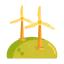 Wind power icon 64x64