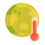 Global warming icon 64x64