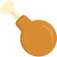 Chicken leg icon 64x64
