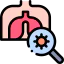 Infected lungs icon 64x64