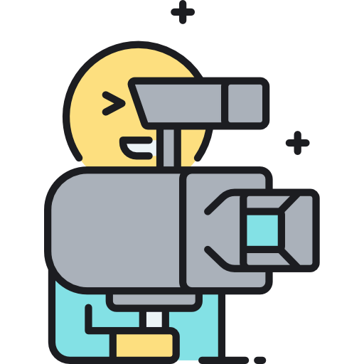 Camera operator icon