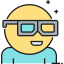 3d glasses icon 64x64