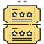 Movie tickets icon 64x64