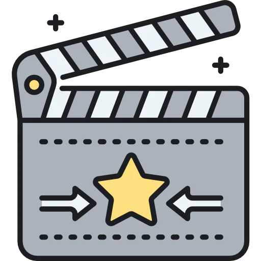 Clapperboard icon