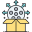 Film distribution icon 64x64