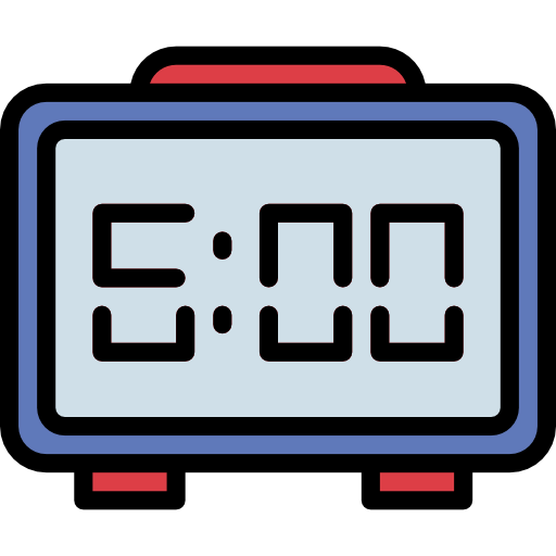 Digital clock icon