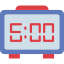 Digital clock icon 64x64