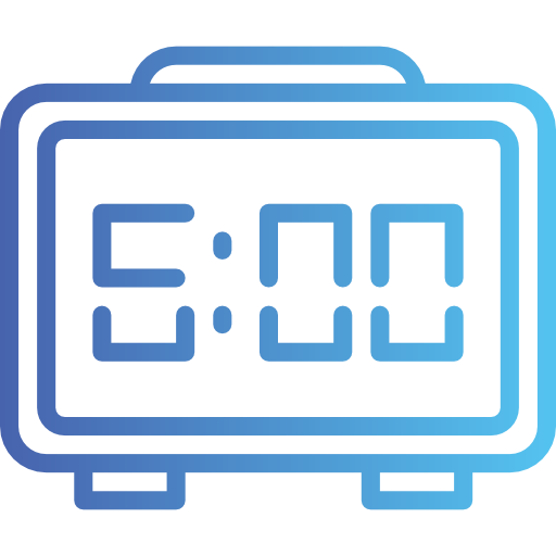 Digital clock icon