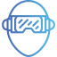 Vr glasses icon 64x64