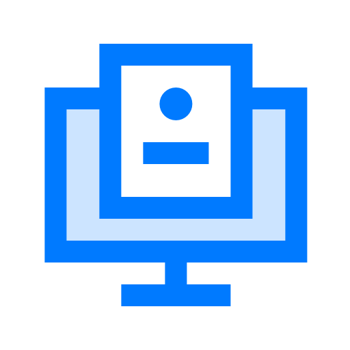 Computer art icon