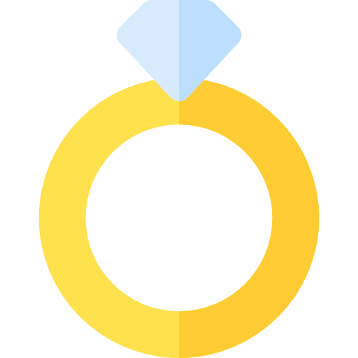 Diamond ring icon