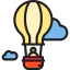 Hot air balloon icon 64x64