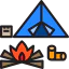 Camping icon 64x64