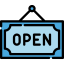 Open sign 图标 64x64