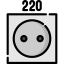 Power socket Symbol 64x64