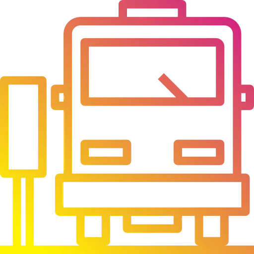 Bus stop icon