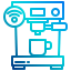 Coffee machine icon 64x64