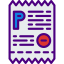 Parking ticket іконка 64x64