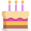 Birthday cake icon 64x64