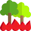 Forest fire icône 64x64
