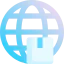 Worldwide shipping icon 64x64