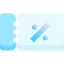 Discount voucher icône 64x64