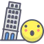 Leaning tower of pisa icon 64x64