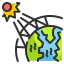 Greenhouse effect icon 64x64
