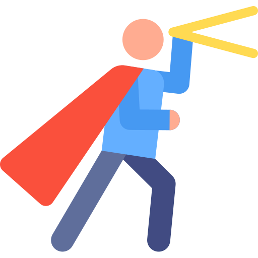 Superhero icon