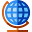 Earth globe icon 64x64