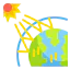 Greenhouse effect icon 64x64