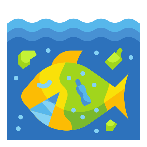 Micro plastic icon
