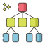 Decision tree icon 64x64