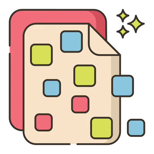Unstructured data icon