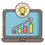Bar chart Symbol 64x64