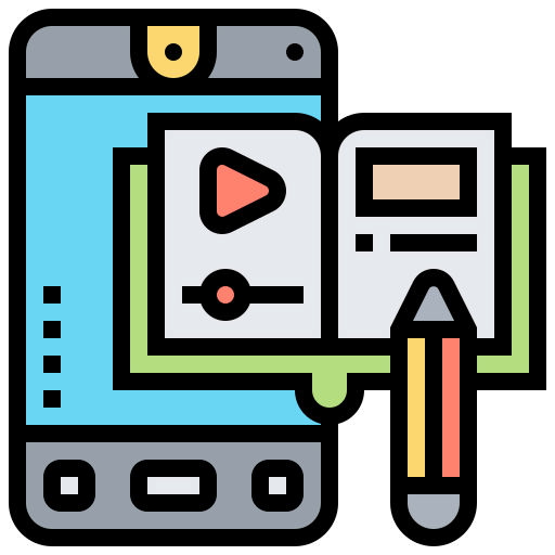 Blended learning icon