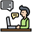 Distance education icon 64x64