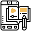 Blended learning Symbol 64x64