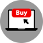 Online shopping icon 64x64