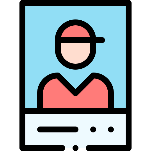 Baseball player icon