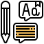 Vocabulary icon 64x64