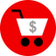 Shopping cart icon 64x64