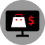 Online shopping icon 64x64