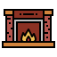 Fireplace icon 64x64