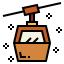 Skii lift icon 64x64